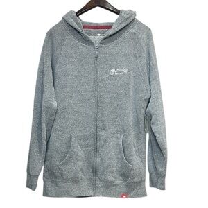 Gray Zip-Up Hoodie